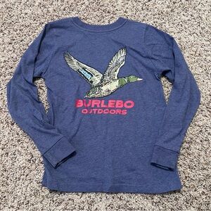 BURLEBO Kids Long Sleeve Shirt with Flying Duck Graphic Size XS (4)